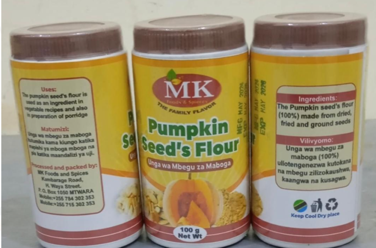 Pumpkin seeds flour - bidhaa ya NUS nchini Tanzania