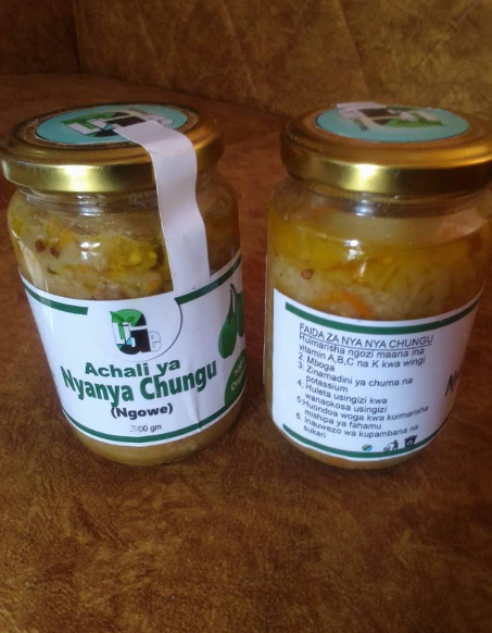 Achali ya Nyanya chungu. - bidhaa ya NUS nchini Tanzania