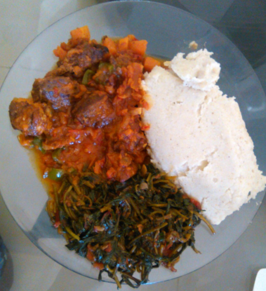Sweet potato leaves Stir-fry - mapishi ya NUS nchini Tanzania
